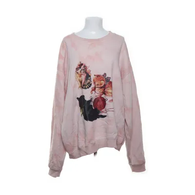 Sweatshirt (Roze, Meerkleurig) van New Girl Order Katoen, Elastaan, Polyester