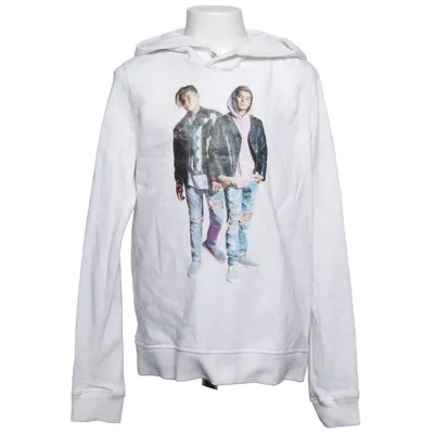 Huvtröja (Vit) från Marcus & Martinus x H&M Bomull, Polyester