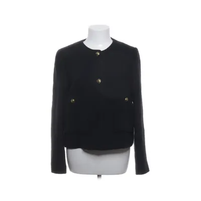 Blazer (Zwart) van Massimo Dutti Katoen, Elastaan, Linnen, Polyester