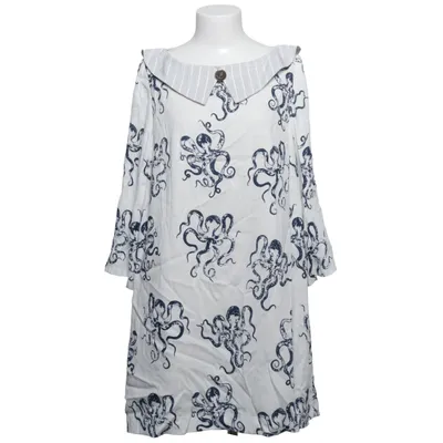 Dress (White, Blue) from Gina Drewes