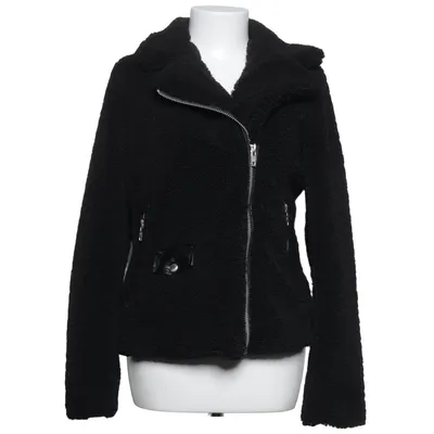 Veste en peau de mouton retournée (Noir) de Rockandblue
