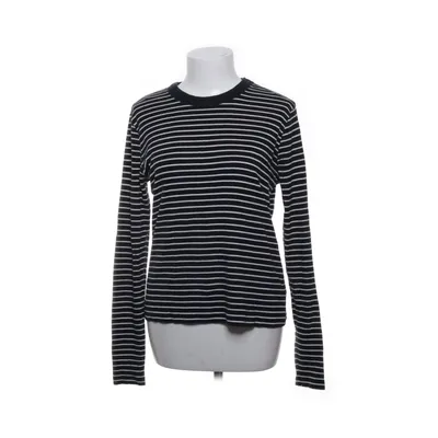 Lange mouwen shirt (Zwart, Wit) van Weekday Katoen, Elastaan