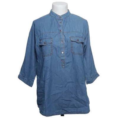 Blouse (Blue) from Mango Jeans Cotton