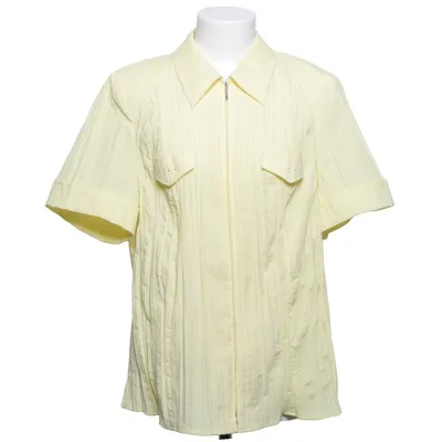 Chemise à manches courtes (Jaune) de Atelier Creation Coton, Polyester