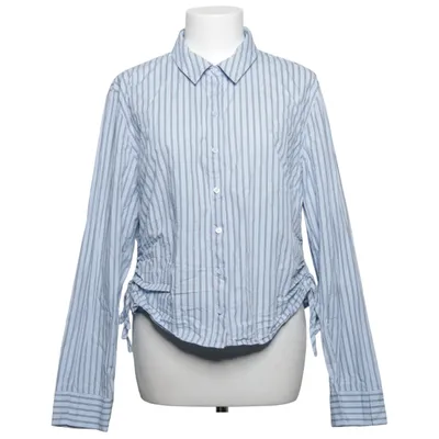 Chemise (Bleu, Blanc) de MbyM Coton