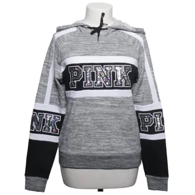 Hoodie (Gray, Black, White) from Pink Victoria's Secret Cotton, Polyester