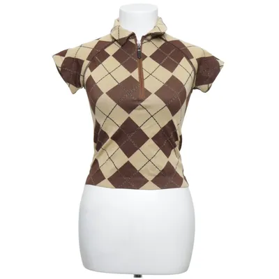 Pikétröja (Brun, Beige) från Iets Frans Polyamid, Polyester