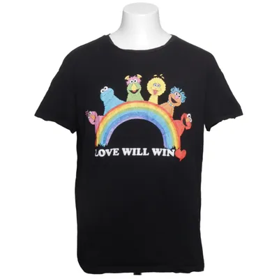 T-shirt (Zwart) van Sesame Street Katoen