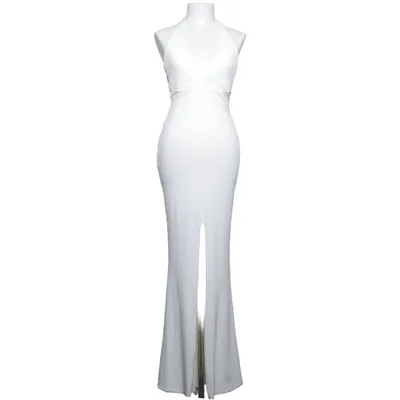 Robe dos-nu (Blanc) de Nookie Élasthane, Polyester
