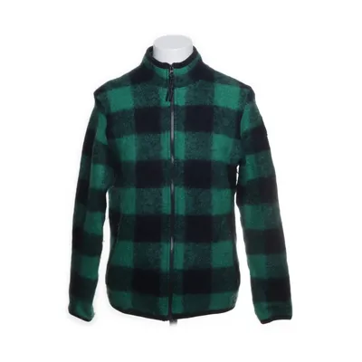 Jacka (Grön, Svart) från New Zealand Auckland Polyester, Ull