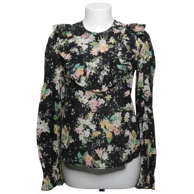 Bluse (Sort, Flerfarvet) fra Laurella Metallfiber, Viscose