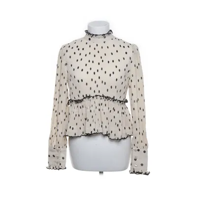 Blus (Beige, Svart) från Ganni Polyester