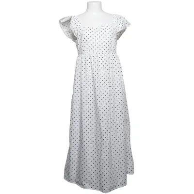 Maxi dress (White, Black) from Pieces Cotton, Polyester