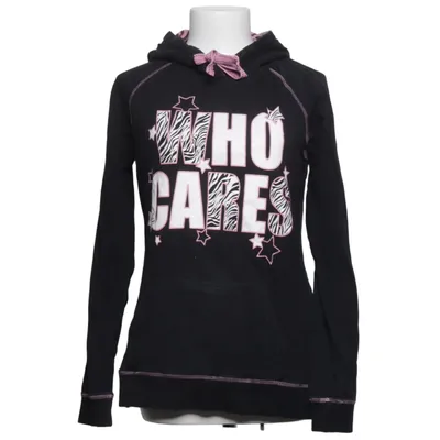 Capuchon sweater (Zwart, Roze) van Fishbone Katoen, Elastaan