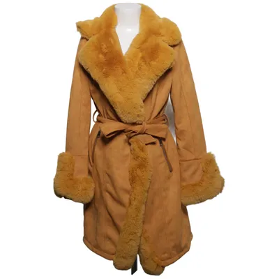 Manteau (Jaune) de Vinceotto Élasthane, Polyester