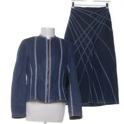 Dräkt (Blå) från ADA Fashion Bomull, Elastan