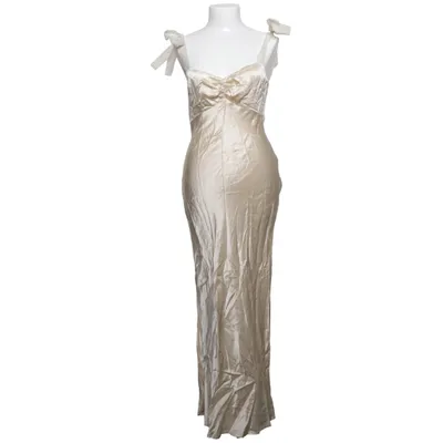 Jurk (Beige) van Reformation Zijde, Viscose