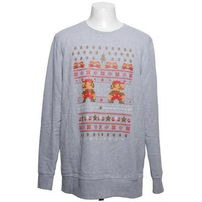 Christmas sweater (Gray, Multicolored) from Nintendo Cotton, Polyester