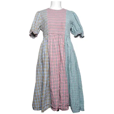 Jurk (Roze, Groen, Meerkleurig) van Sister Jane Katoen