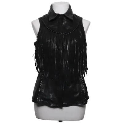Leren vest (Anny Gilet) van Allsaints Katoen, Leer