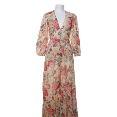 Maxikjole (Beige, Flerfarvet) fra Zimmermann Bomuld, Linned