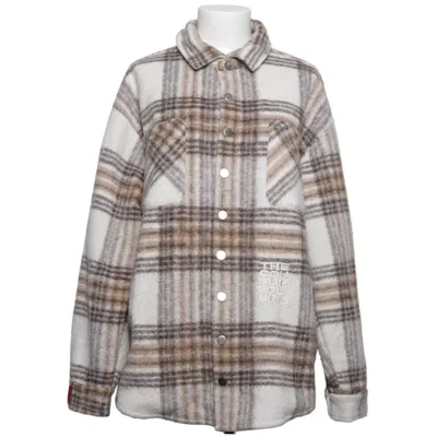 Flanellen overhemd (Beige, Bruin, Wit) van Couture Polyester