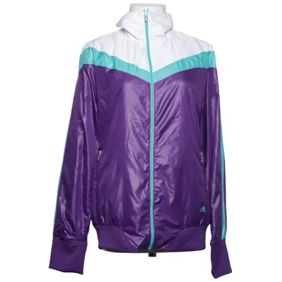 Träningsjacka (Lila, Vit, Turkos) från Adidas Polyester