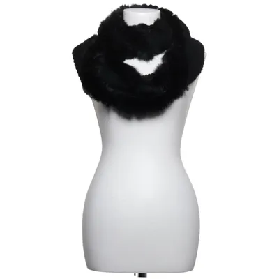 Tubhalsduk (Svart) från Mala Alisha Akryl, Kaninpäls