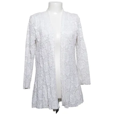 Cardigan (Hvid) fra Leins' Elastan, Polyester, Viscose