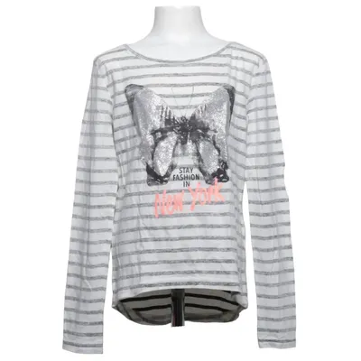 Long sleeve T-shirt (White, Gray) from Page One Young Cotton, Modal