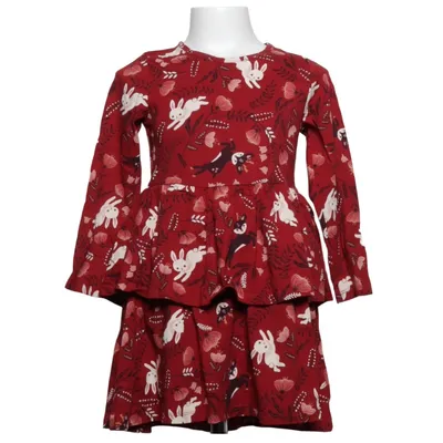 Klänning (Röd, Flerfärgad) från Lindex Kids Bomull