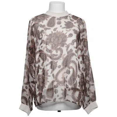 Blouse (Beige, Brown) from Marc Aurel Polyester, Viscose