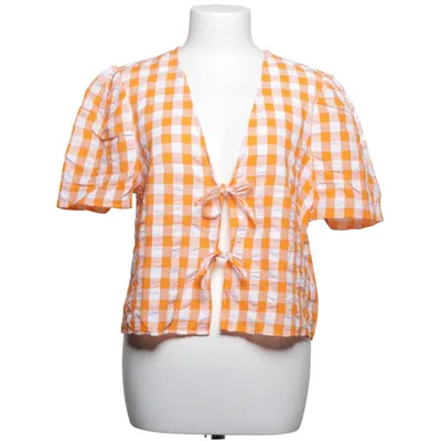 Top (Oranje, Wit) van Monki Katoen