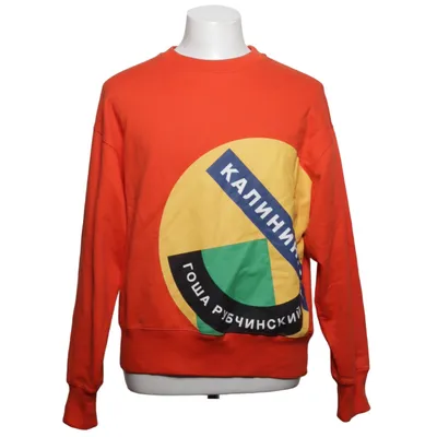 Sweatshirt (Rouge, Multicolore) de Gosha Rubchinskiy Coton