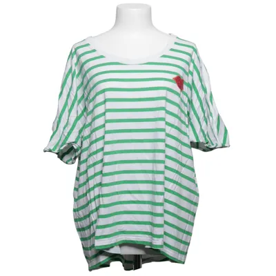 T-shirt (Hvid, Grøn) fra Ulla Popken
