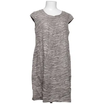 Dress (Beige, Gray) from Lina Tomei Linen