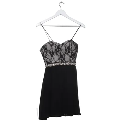 Robe de cocktail (Noir, Beige) de Elise Ryan Coton, Élasthane, Polyamide, Polyester