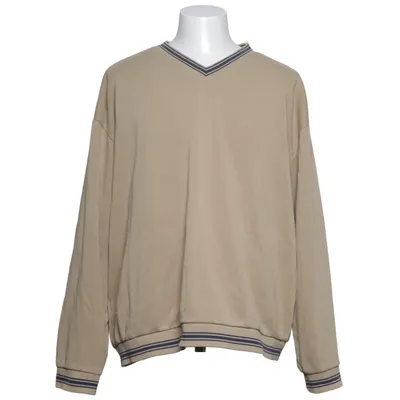 Collegetröja (Oversized Striped V-Neck) från Weekday Bomull, Polyester