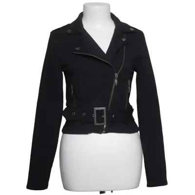 Biker jacket (Black) from Blind Date Cotton, Elastane