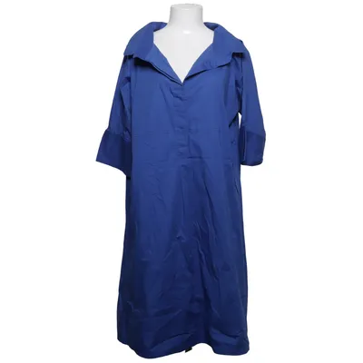Robe chemise (Bleu) de Alba Moda Coton, Élasthane
