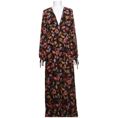 Maxi dress (Black, Multicolored) from Forever 21 Contemporary Polyester