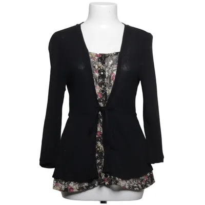 Cardigan (Sort, Flerfarvet) fra Joy Elastan, Polyester, Viscose