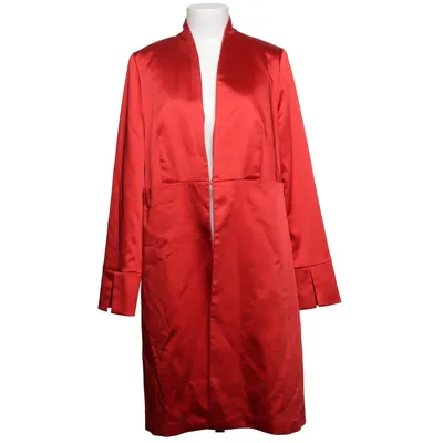 Frakke (Rød) fra Young Couture by Barbara Schwarzer Elastan, Polyester