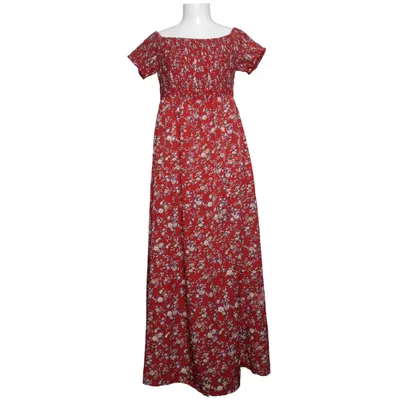 Robe longue (Rouge, Multicolore) de Shein Curve Polyester