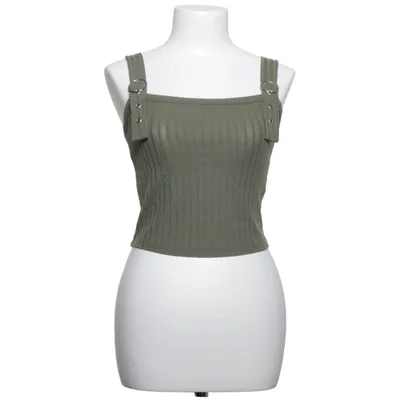 Crop top (Grön) från Hollister Elastan, Polyester, Viskos