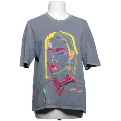 T-shirt (Gray, Multicolored) from Zara