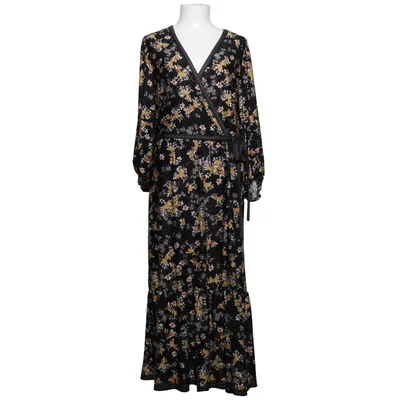 Maxi jurk (Zwart, Meerkleurig) van Max Studio Elastaan, Polyester