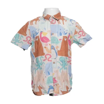 Korte mouwen shirt (Wit, Meerkleurig) van H&M Katoen