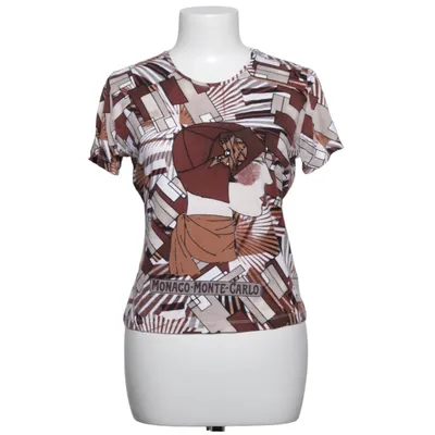 T-shirt (Marron, Blanc, Multicolore) de Margittes Élasthane, Viscose