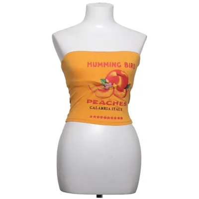 Tube top (Yellow) from Princess Polly Elastane, Organic cotton